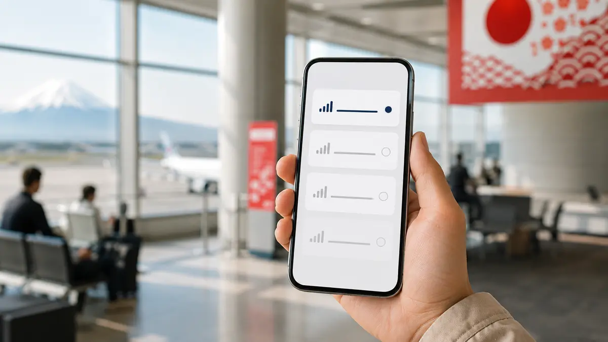 Japanese eSIM for iPhone: how to choose a data package and important notes when using it